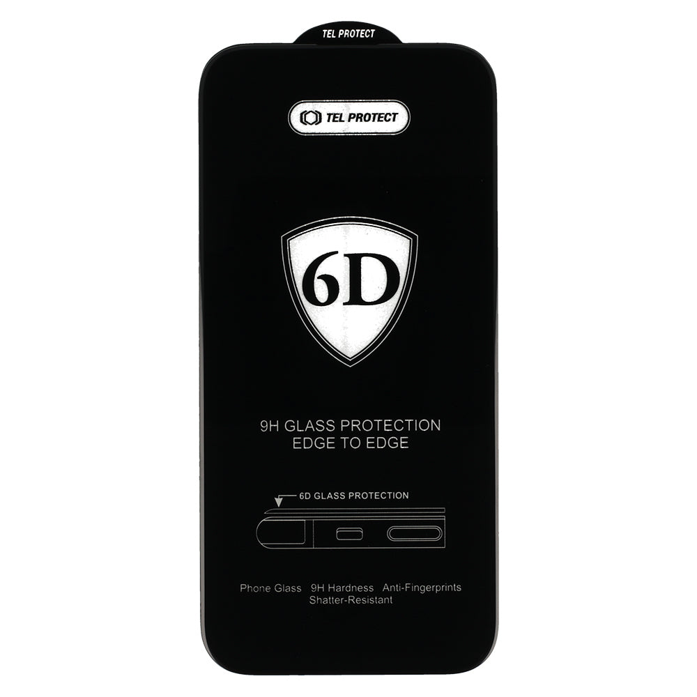 Pellicola protettiva per schermo OEM per Samsung Galaxy S26 Plus S947, Vetro temperato, Colla completa, 6D, Nera