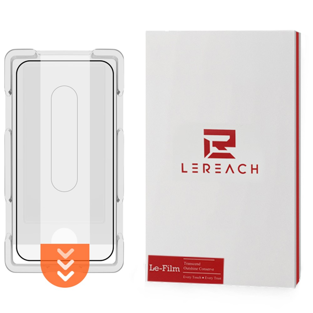 Pellicola protettiva per schermo Lereach per Xiaomi 17T Pro, Vetro temperato, Full Glue, Nero