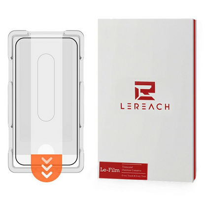 Pellicola Protettiva Schermo Lereach per Xiaomi Poco X8 Pro Max, Vetro Temperato, Full Glue, Nera