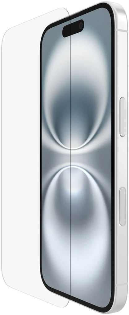 Pellicola protettiva per schermo Belkin ScreenForce TemperedGlass per Apple iPhone 16 / 15 / 14 Pro, Vetro temperato, Full Glue OVA135zz