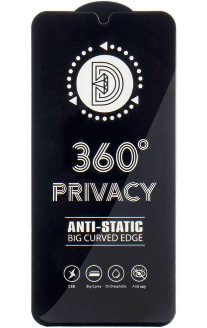 Pellicola protettiva per schermo Privacy OEM 360 per Samsung Galaxy A37 5G, Vetro temperato, Full Glue