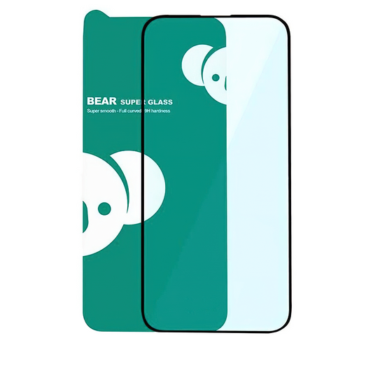 Pellicola protettiva per schermo Bear Super Hard per Samsung Galaxy S25 S931, vetro temperato, Full Glue, 3D, nero