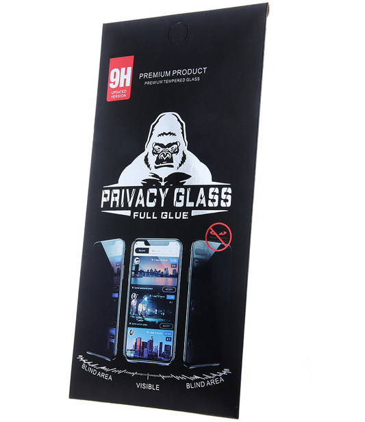 Pellicola protettiva per schermo Privacy OEM per Apple iPhone 18 Pro Max, Vetro temperato, Full Glue