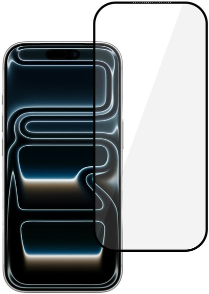 Pellicola protettiva per schermo Tel Protect 10X HD DLC Diamond Coating per Apple iPhone 18 Pro Max / 17 Pro Max, Vetro temperato, Full Glue, Nera