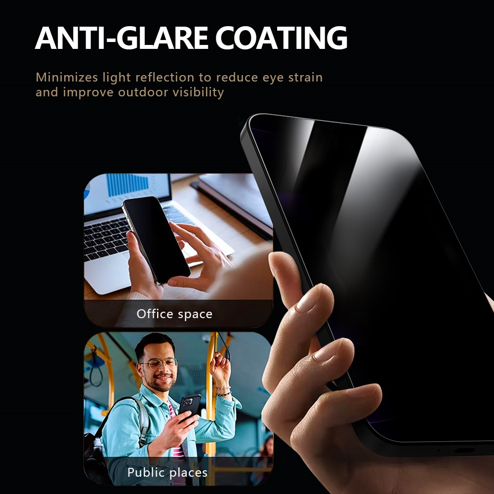Pellicola protettiva per schermo Privacy Lereach per Xiaomi 17T Pro, Vetro Temperato, Full Glue, Set 2 pezzi