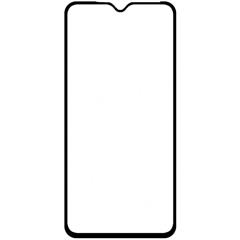 Protezione dello schermo OEM per Oppo A58 5G / A58x / A78 5G, schermo di vetro, colla completa, 6D, nero 