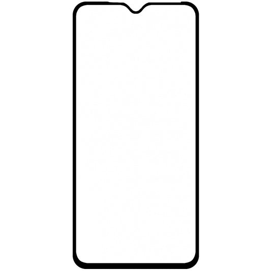 Protezione dello schermo OEM per Oppo A58 5G / A58x / A78 5G, schermo di vetro, colla completa, 6D, nero 