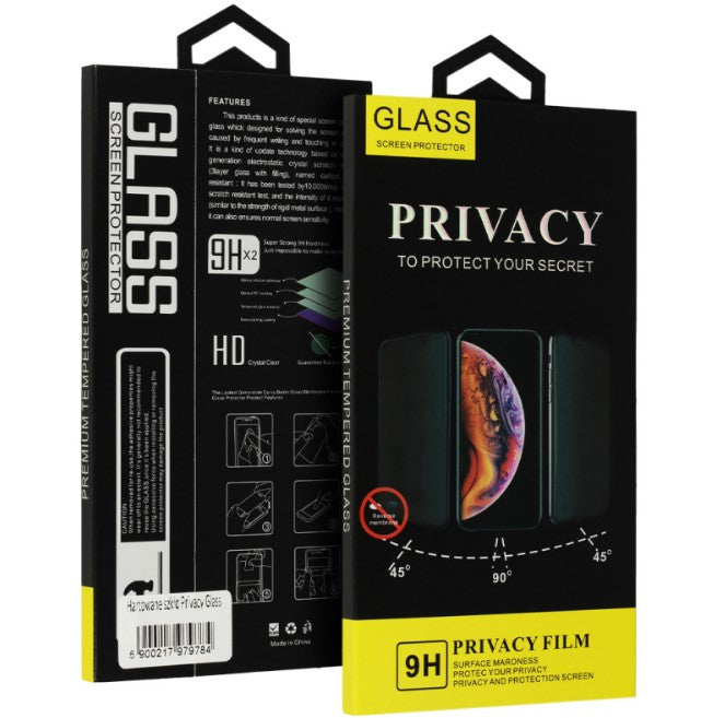 Protezione dello schermo OEM Privacy Glass per Samsung Galaxy S24 Ultra S928, vetro protetto, colla per bordi 