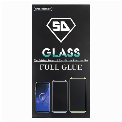 Protezione dello schermo OEM per Realme C61, vetro schermato, colla completa, 5D, nero 