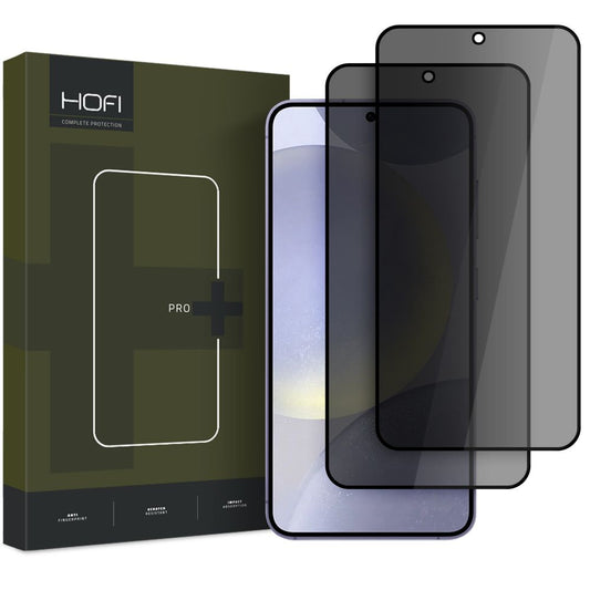 Privacy Screen Protector HOFI Glass PRO+ for Samsung Galaxy S25 S931, Tempered Glass, Full Glue, Set of 2 pieces