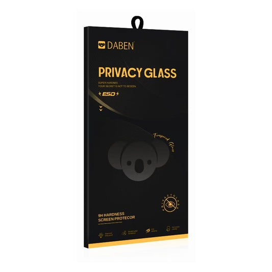Pellicola Protettiva Schermo Privacy Bear per Apple iPhone 17e / 16e / 14 / 13 Pro, Vetro Temperato, Full Glue