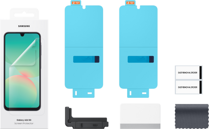 Pellicola protettiva Schermo per Samsung Galaxy A26 A266, Plastica, Set 2 pezzi EF-UA266CTEGWW