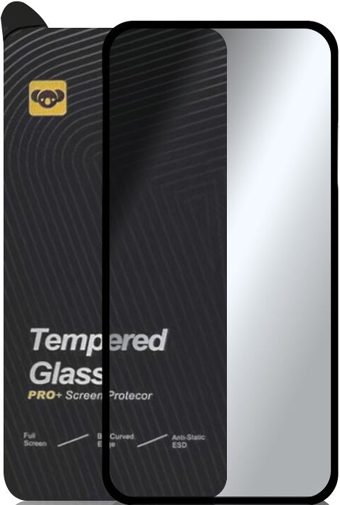 Pellicola protettiva per schermo Bear PRO+ per Realme C75 5G / 14x, Vetro temperato, Full Glue, Nero