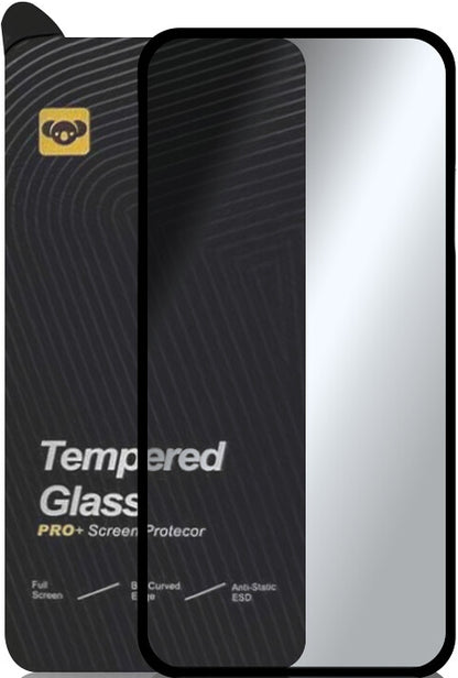 Pellicola protettiva per schermo Bear PRO+ per Realme C75 5G / 14x, Vetro temperato, Full Glue, Nero