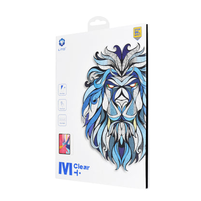Pellicola protettiva per schermo Clear Lito Classic per Apple iPad (2025) / (2022), Vetro temperato, Full Glue, 2.5D