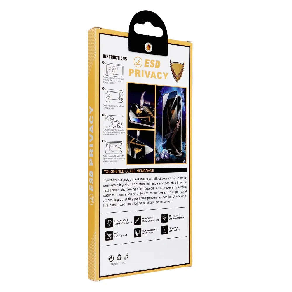 Pellicola Protettiva Schermo Privacy OG Premium per Apple iPhone 17 Pro Max, Vetro Temperato, Full Glue
