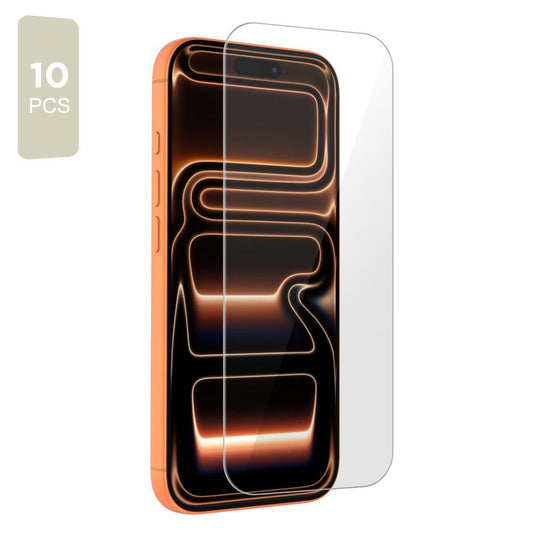 Pellicola Protettiva Schermo Tech-Protect per Apple iPhone 17 Pro Max / 16 Pro Max, Vetro Temperato, Full Glue, Set 10 pezzi