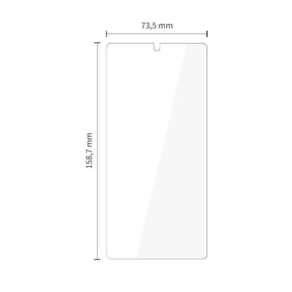 Pellicola Protettiva Schermo Tech-Protect per Samsung Galaxy S25 Ultra S938, Vetro Temperato, Full Glue, Set 10 pezzi