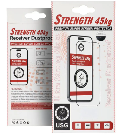 Pellicola protettiva per schermo OEM Ultra Strong 45KG per Apple iPhone 11 Pro, Vetro temperato, Full Glue, 2.5D, Nero