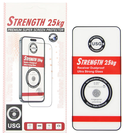 Pellicola protettiva per schermo OEM Ultra Strong 25KG per Samsung Galaxy S26 S942, Vetro temperato, Full Glue, 2.5D, Nero