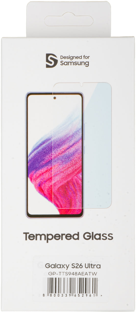 Pellicola protettiva per schermo Mobeen by Samsung per Galaxy S26 Ultra S948, Vetro temperato, Full Glue GP-TTS948AEATW