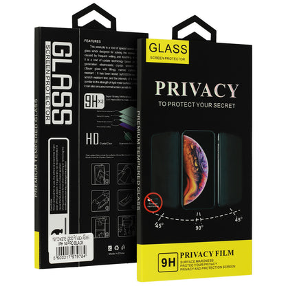 Pellicola protettiva per schermo Privacy OEM per Apple iPhone 17, Vetro temperato, Full Glue