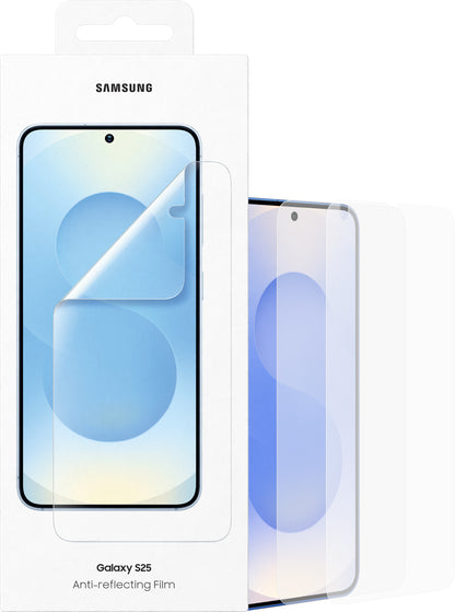 Pellicola protettiva Schermo Anti-riflesso per Samsung Galaxy S25 S931, Plastica, Set 2 pezzi EF-US931CTEGWW