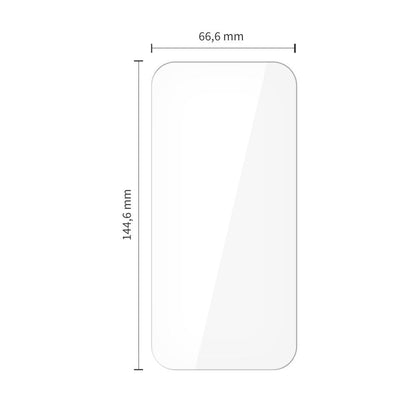 Pellicola protettiva schermo Tech-Protect per Apple iPhone 17 Pro / 17 / 16 Pro, Vetro Temperato, Full Glue, Set 10 pezzi