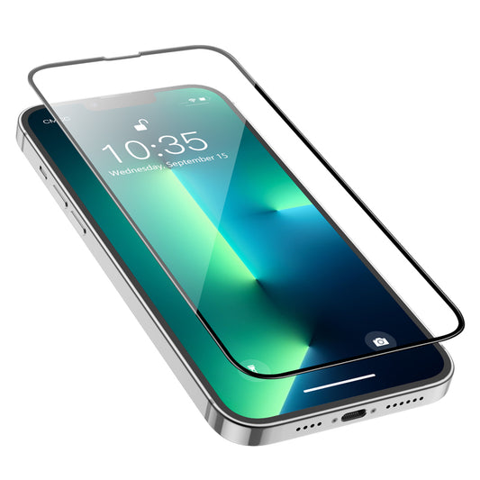 Pellicola Protettiva Schermo HOCO G16 per Apple iPhone 14 Plus / 13 Pro Max, Vetro Temperato, Full Glue, 5D, Nera