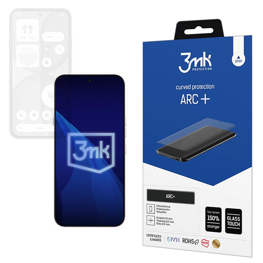 Pellicola protettiva per schermo 3MK ARC+ per Nothing Phone (4a), Plastica