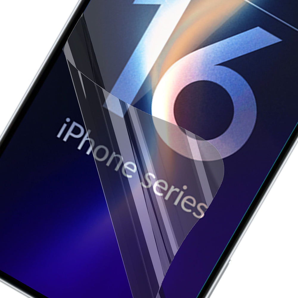 Pellicola protettiva per schermo 3MK FlexibleGlass per Apple iPhone 16 Pro, Vetro Flessibile, Full Glue