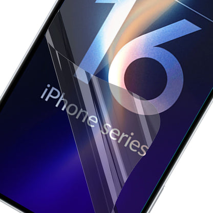 Pellicola protettiva per schermo 3MK FlexibleGlass per Apple iPhone 16 Pro, Vetro Flessibile, Full Glue