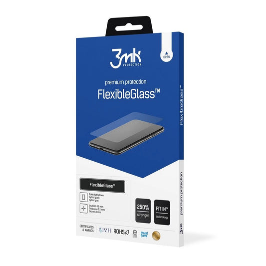 Pellicola protettiva per schermo 3MK FlexibleGlass per Motorola Edge 70 Max, Vetro Flessibile, Full Glue