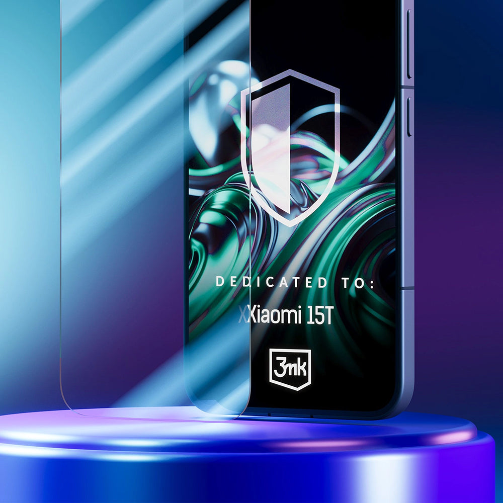 Pellicola Protettiva Schermo 3MK FlexibleGlass per Xiaomi 15T, Vetro Flessibile, Full Glue