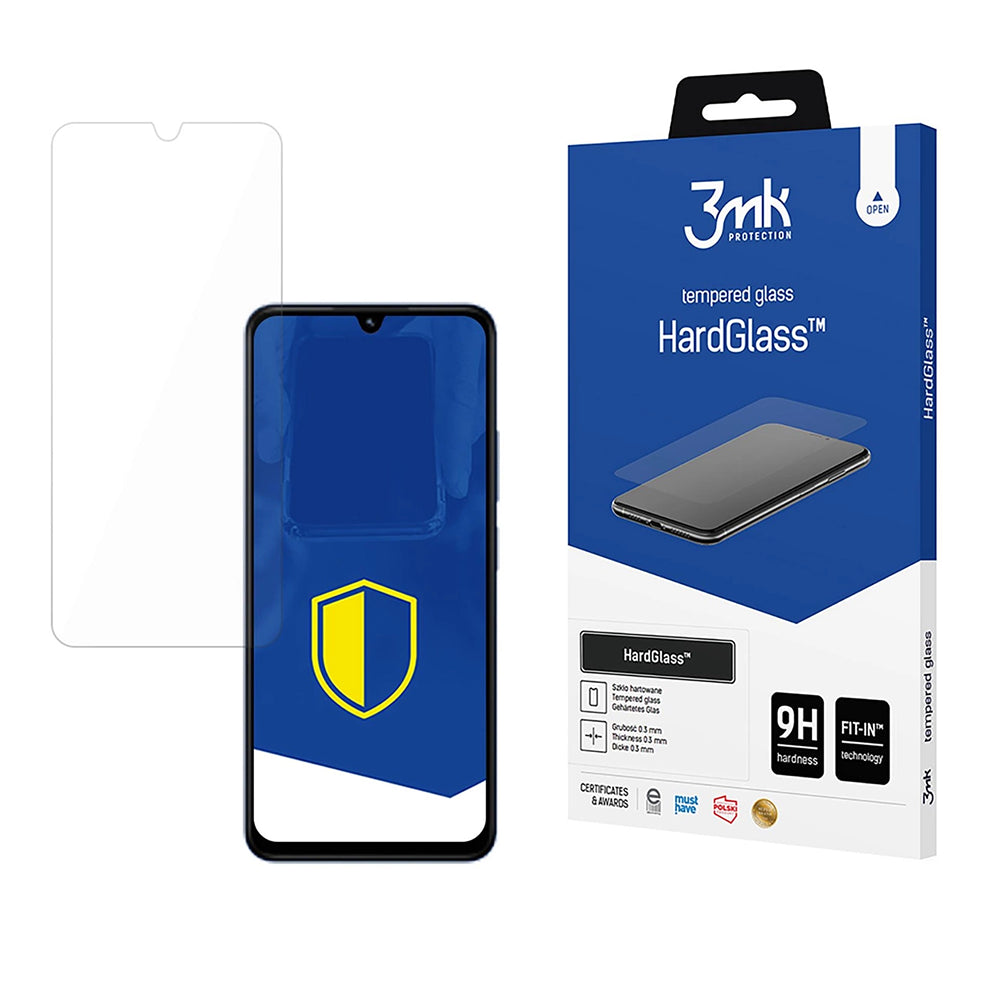 Pellicola protettiva per schermo 3MK HardGlass per Xiaomi Redmi A5 4G (Regionale) / 14C / Poco C75, Vetro Temperato, Full Glue