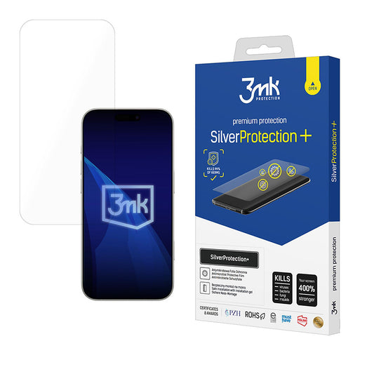 Pellicola Protettiva Schermo 3MK Silver Protect+ per Apple iPhone 17, Plastica