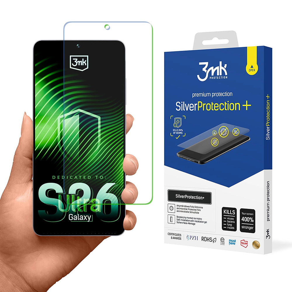 Pellicola protettiva Schermo 3MK Silver Protect+ per Samsung Galaxy S26 Ultra S948, Plastica