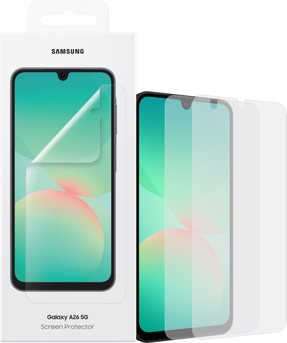 Pellicola protettiva Schermo per Samsung Galaxy A26 A266, Plastica, Set 2 pezzi EF-UA266CTEGWW
