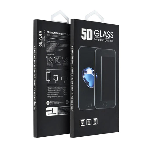 Pellicola protettiva per schermo OEM per Honor X9c / Magic7 Lite, Vetro temperato, Full Glue, 5D, Nero