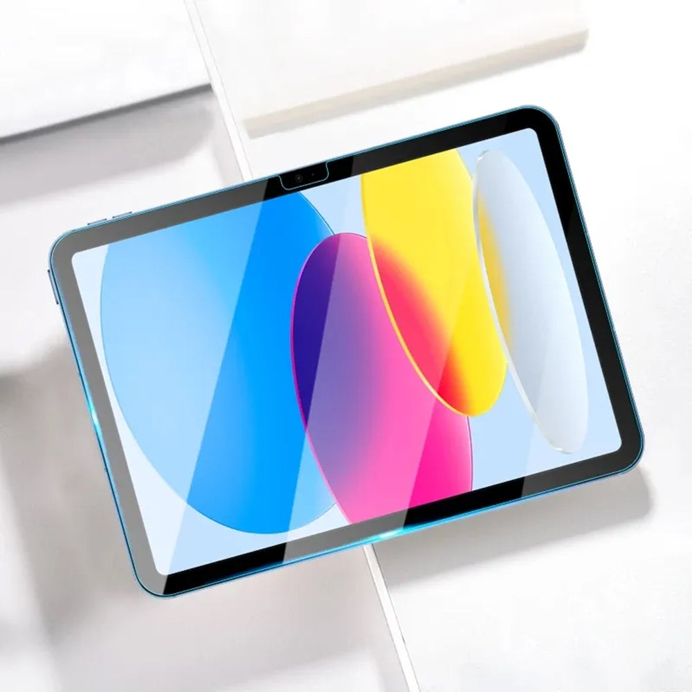 Pellicola protettiva per schermo Clear Lito Classic per Apple iPad (2025) / (2022), Vetro temperato, Full Glue, 2.5D