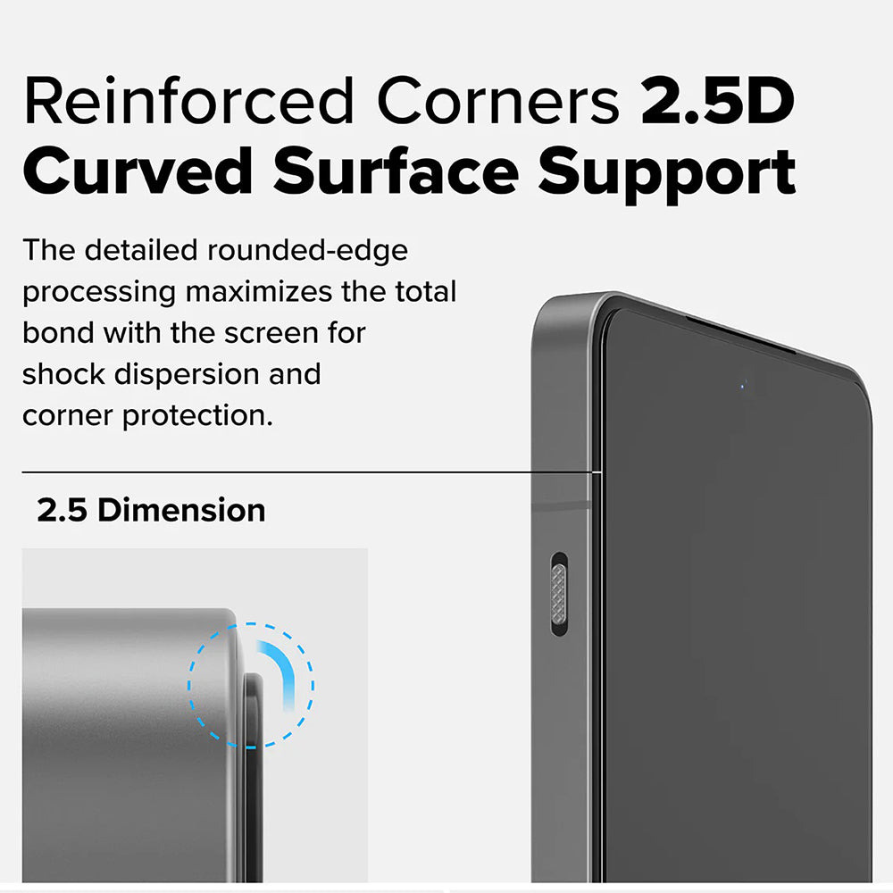 Pellicola Protettiva Schermo Ringke per OnePlus 13R, Vetro Temperato, Full Glue, Set 2 pezzi