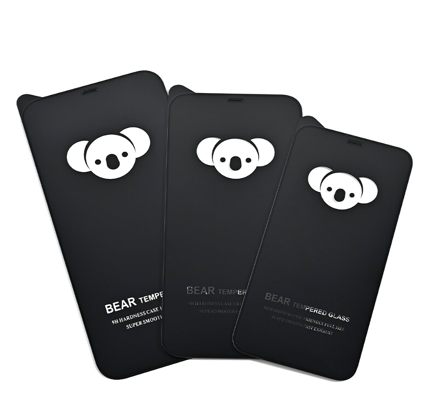 Pellicola protettiva per schermo Bear HD per Samsung Galaxy A17 4G / A17 5G / A16 5G A166 / A16 4G A165, Vetro temperato, Full Glue, Nero
