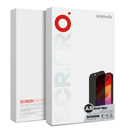 Pellicola Protettiva Privacy Northjo per Samsung Galaxy A57 5G, Vetro Temperato, Full Glue, Set 2 pezzi