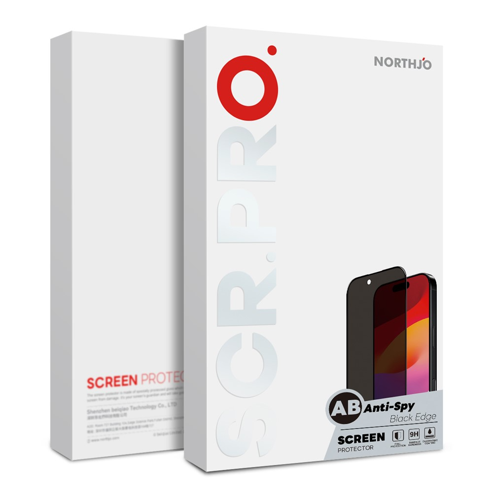 Pellicola Protettiva Privacy Northjo per Samsung Galaxy S26 FE, Vetro Temperato, Full Glue, Set 2 pezzi