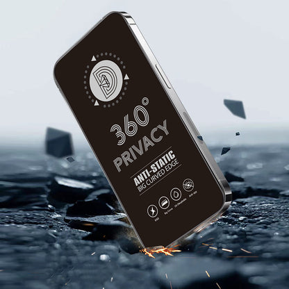 Pellicola protettiva per schermo Privacy OEM 360 per Samsung Galaxy A37 5G, Vetro temperato, Full Glue