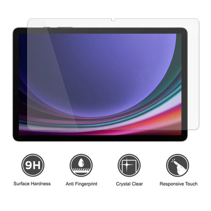 Pellicola protettiva per schermo Lito Classic per Samsung Galaxy Tab S9 FE / Tab S9, Vetro temperato, Full Glue, 2.5D