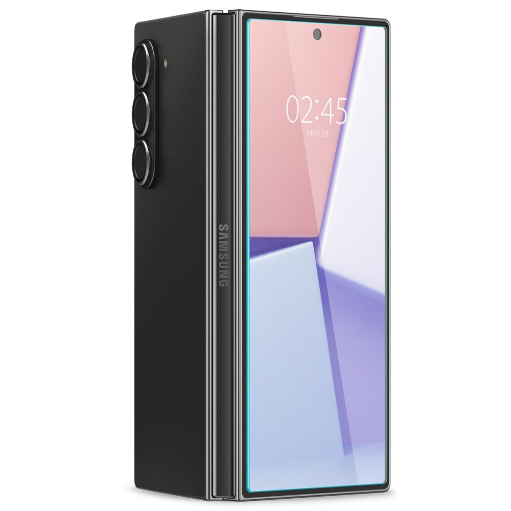 Pellicola protettiva Spigen EZ FIT per Samsung Galaxy Z Fold6 F956, vetro schermato, colla completa, set 2 pezzi, 2.5D, 2.5D, schermo esterno AGL07969 