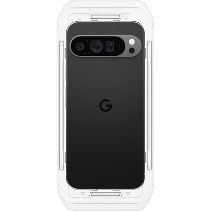Pellicola protettiva per schermo Spigen GlastR EZ FIT per Google Pixel 9 Pro XL, Vetro Temperato, Full Glue, Set 2 pezzi