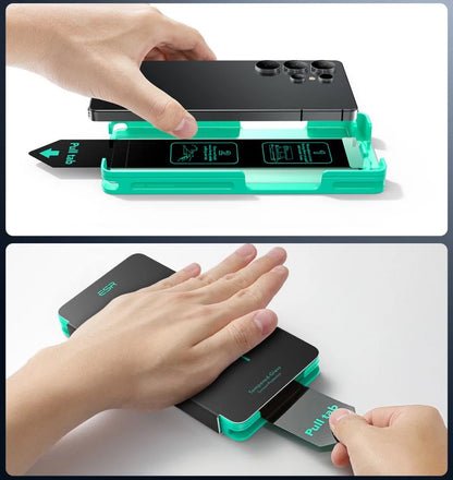 Pellicola protettiva schermo ESR per Samsung Galaxy S25 Ultra S938, Vetro Temperato, Full Glue, Set 2 pezzi