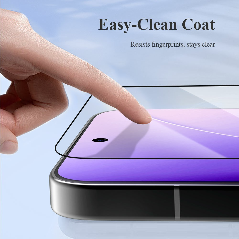 Pellicola Protettiva Schermo Lereach per Xiaomi Poco X8 Pro Max, Vetro Temperato, Full Glue, Nera
